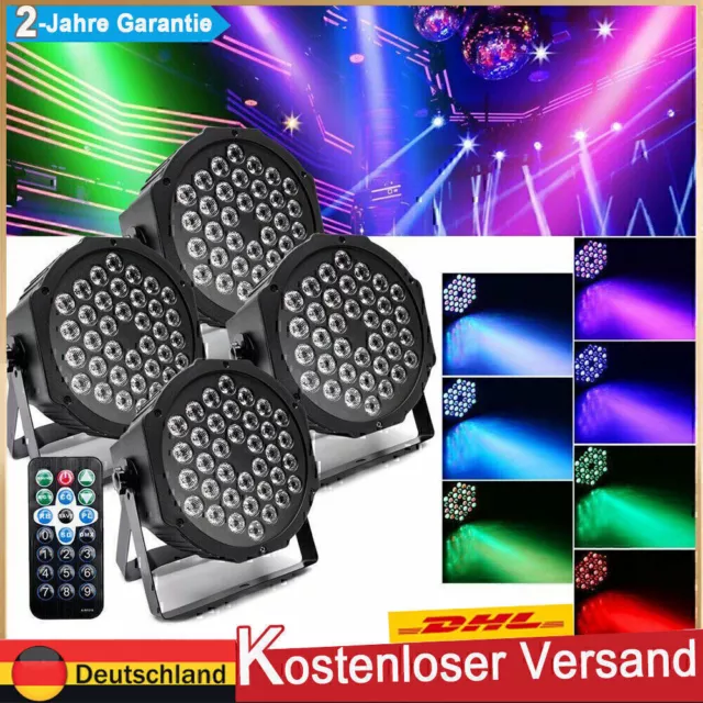 36W LED Par Strahler 36 LED Bühnenlicht Disco Partylicht RGB DMX für Stage Show 2