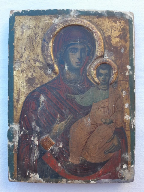 OEUF ARGENT 19ÈME Religieux Vierge Maris Joseph Jesus ( Russe ?) EUR