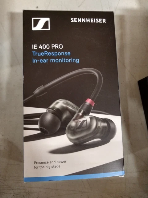 Sennheiser Pro Audio In-Ear Audio Monitor, IE 400 Pro Smokey Black Smoky Sennheiser Pro Audio In-Ear Audio Monitor, IE 400 Pro Smokey Black Smoky