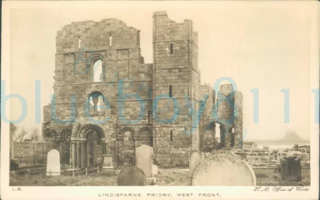 Lindisfarne Priory West Front John Swain & son L6