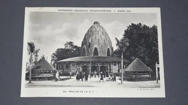 Cpa Carte Postale Exposition Coloniale Paris 1931 Colonies France Afrique A.e.f.