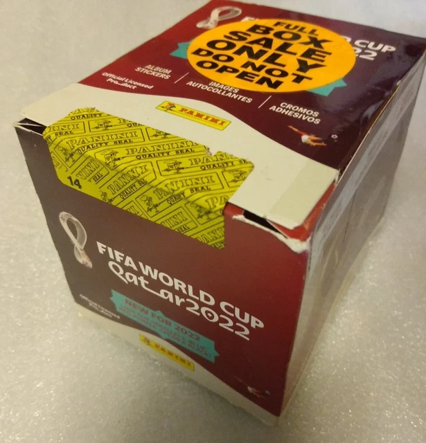 PANINI WORLD CUP 2022 QATAR 50 PACK BOX 250 STICKERS US Factory 