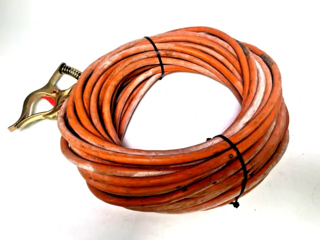 Welding ground cable with Lead Terminal Lug 300amp  2/0 80 FEET