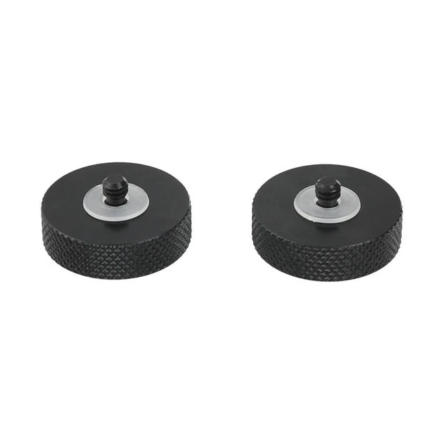 Adaptador de tornillo de rosca CAMVATE 2 piezas aluminio 1/4""-20 macho a 3/8""-16 hembra
