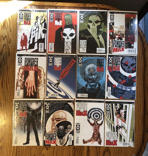 PUNISHER MAX #1 - 22 (2009-2010) COMPLETE Set NM/VG (Marvel Comics) !!