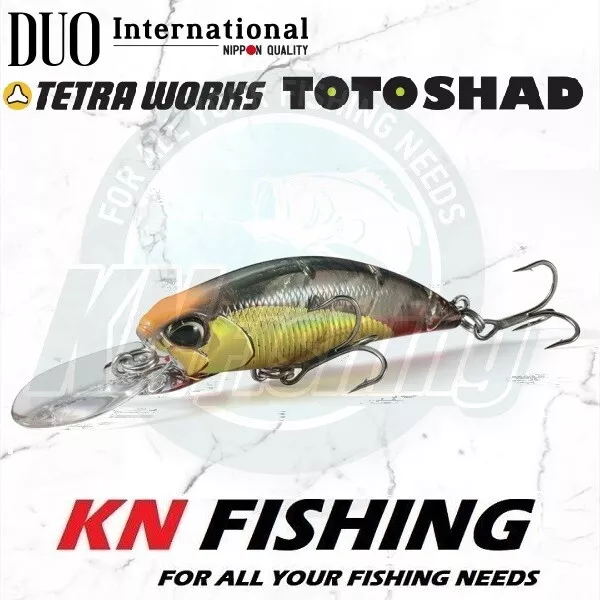 DUO TETRA WORKS TOTO SHAD 48S Hard Lures Light Spinning Lrf Japan 48mm 4.5gr