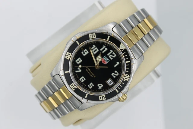 gold tag heuer mens watch