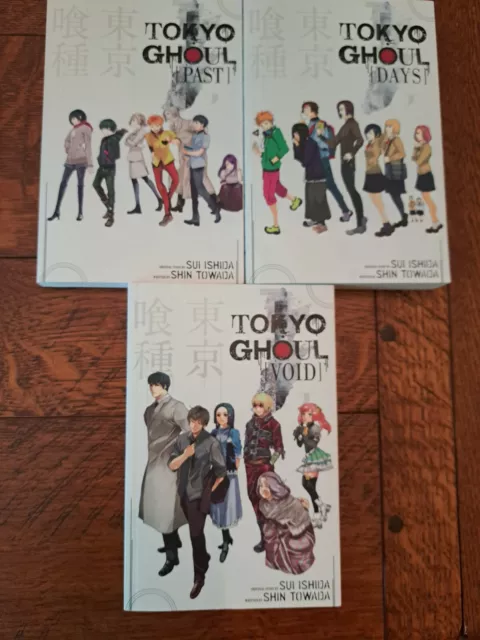 Tokyo Ghoul Days, Void, Past Complete Light Novel Set English Preowned