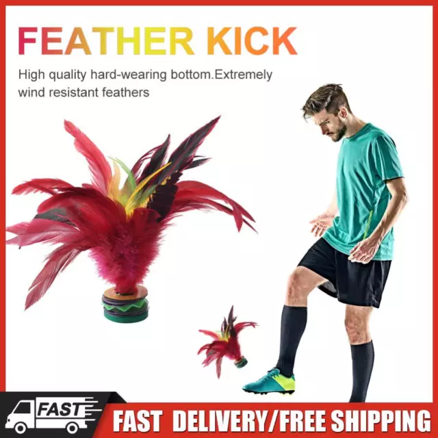 20cm Chinese Jianzi Hand Made Feather Shuttlecock Portable Fitness Entertainment