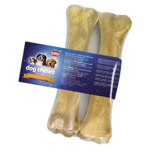 Nobby Ossi da Masticare Premuto Imballaggio (Thailandia), 2er Set, 21,5 CM