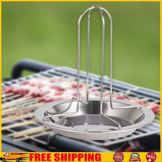 BBQ Halter Tablett Edelstahl Grill Racks Antihaftbeschichtet für Outdoor Camping Picknick