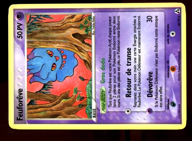 Pokemon Ex Crea Legendes Unco N°  40/92 Feuforeve