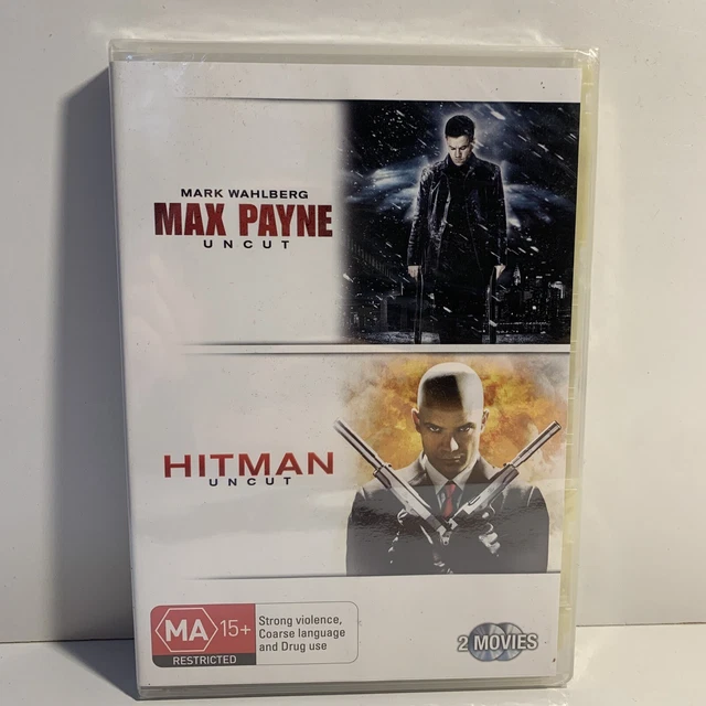 Max Payne & Hitman Uncut Dvd Film Movie Region 4 New Sealed Mark Wahlberg