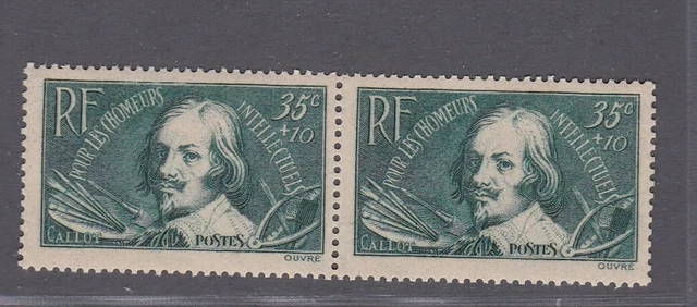 Timbre France 1938 Clément Ader N°398 - Neuf Sans Charnière - Signé Brun