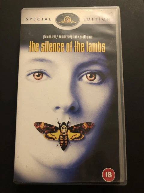 VHS VIDEO The Silence Of The Lambs Starring Jodie Foster Anthony 