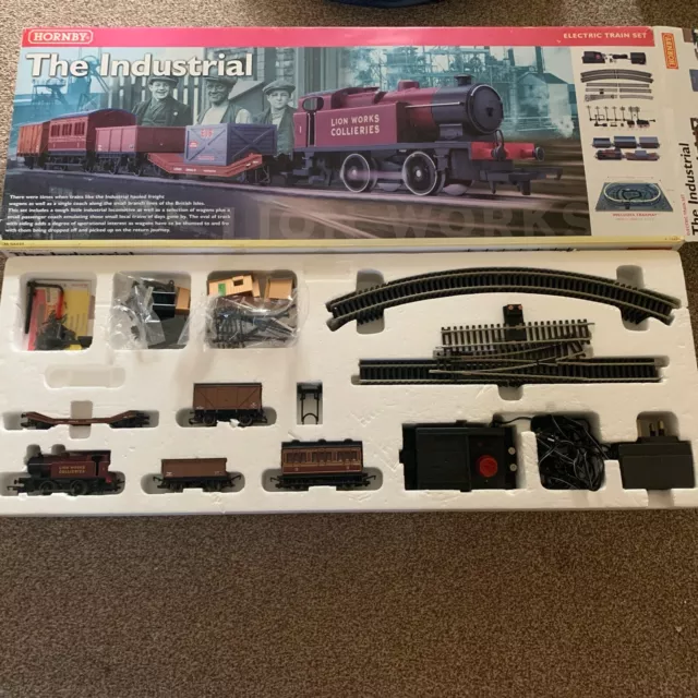 00 Gauge Hornby The Industrial Electric Train Set Boxed