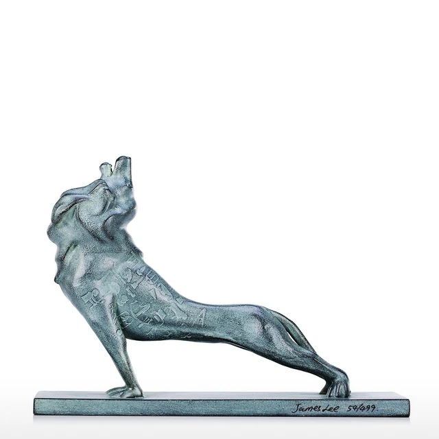 Tomfeel  Statue Apparence de granit naturel en aluminium Faune Maison V2I7