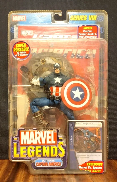 Marvel Legends Ultimate Captain America Series 8 Action Figure 2004 Toy Biz