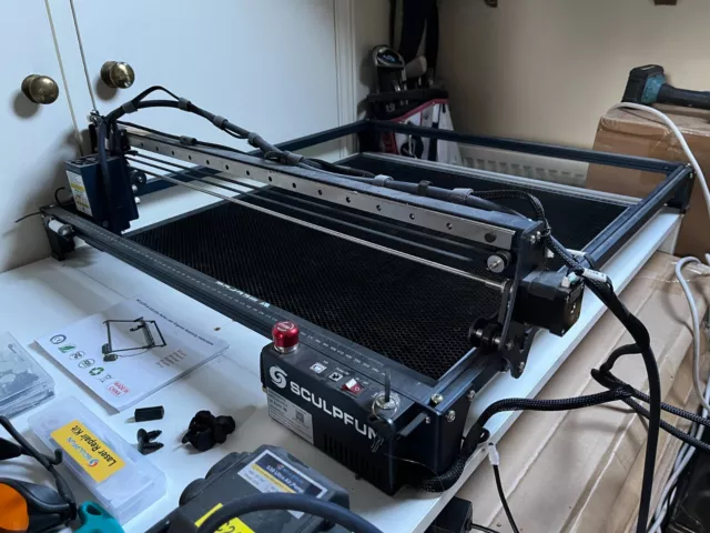 Sculpfun S30 Ultra 22w Laser Cutter and Engraver | Honeycomb and Table