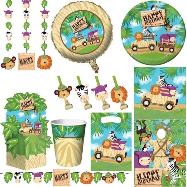 2x Safari-Dschungel Tischdecken Für Kindergeburtstag – 108x180 Cm, Wasserdicht & Umweltfreundlich Aus PEVA