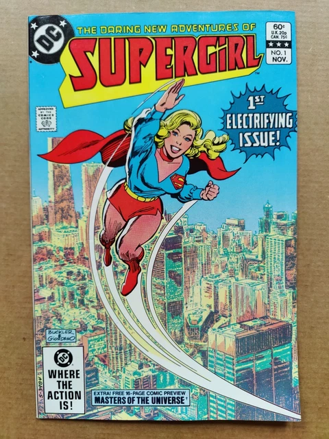 Supergirl #1 Nice VF+ Masters of the Universe Preview DC Comics 1982