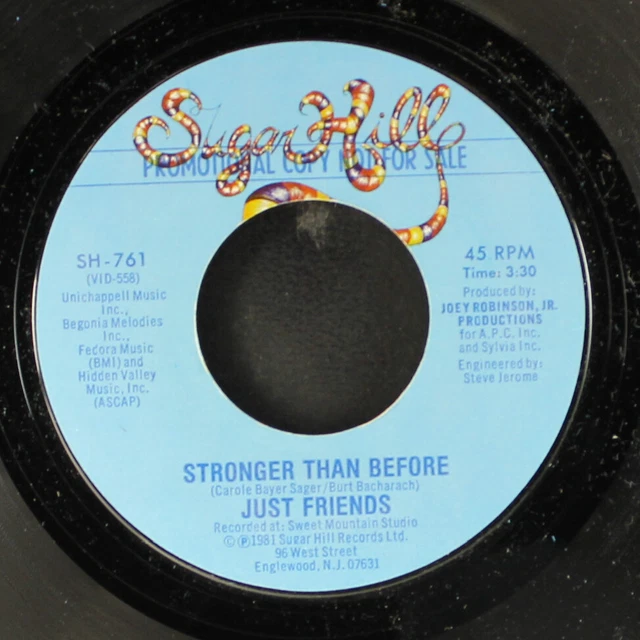 JUST FRIENDS STRONGER Than Before/Mutsie US 7