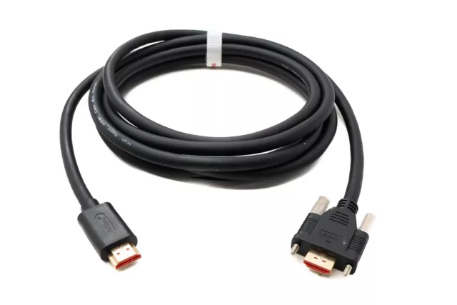 SYSTEM-S HDMI 2.0 Câble 3 M Vis-à Type A Fiche Pour Fiche