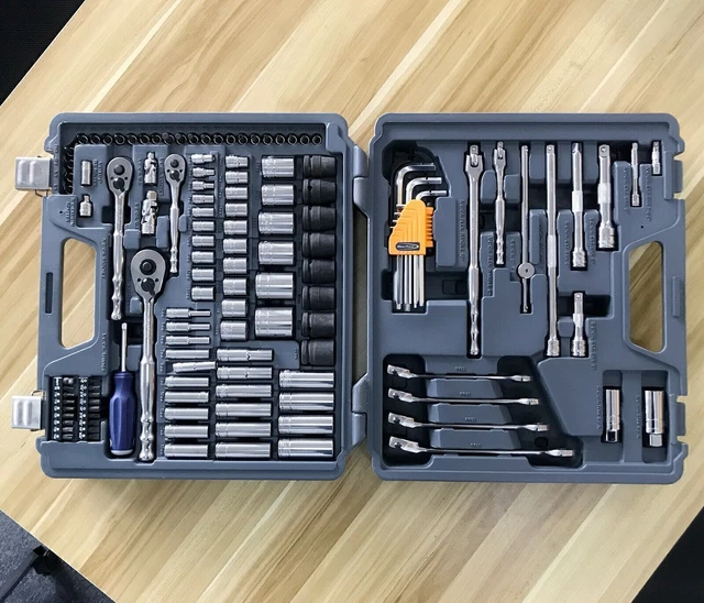 Blue Point Tools Professional Auto Repair Tools 128pc Socket Set BLPATSCM128