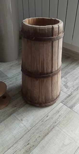 Antique all Wood Butter Churn  dashers Primitive and vintage Ukraine