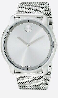 Brand New Movado Bold 44mm Stainless Steel Men's Watch 3600260
