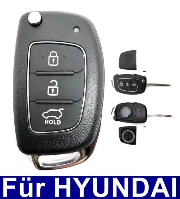 BOÎTIER DE RECHANGE clé rabattable pour Hyundai I10 I20 I30 Tucson Elantra  Creta BT EUR 15,97 - PicClick FR