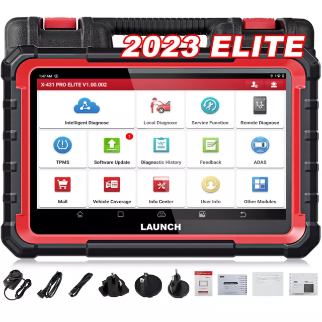 LAUNCH X431 Pro Elite V5.0 PRO5 Outils diagnostics Codage ECU Systèmes Complète