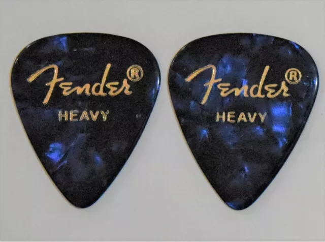 5  x  Fender Guitar Picks Blue 351 Thin, Medium, Heavy 2