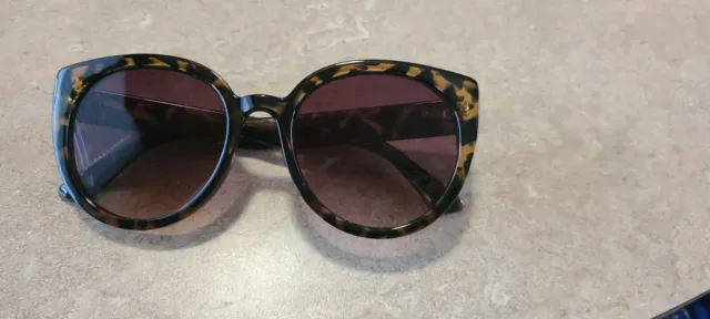 Anthropologie etta:twa Animal Print Womens Sunglasses - New