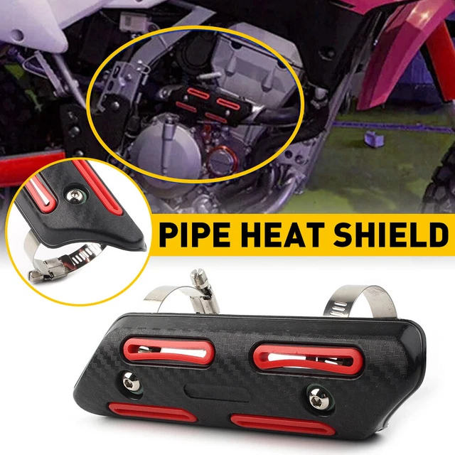 Pipe Heat Shield Guard Cover For Honda CRF450R 2002-2020 CRF450X 2005-2020 Red