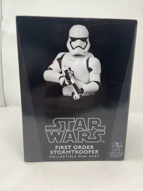 Gentle Giant Star Wars First Order Stormtrooper Mini Bust NEW UNOPENED