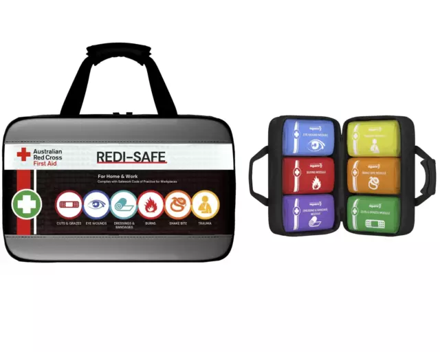 New Australian Red Cross Redi-Safe Modulator First Aid Kit Bag