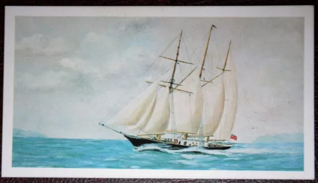 SIR WINSTON CHURCHILL  Sail Training Ship   Vintage 1970's Card   CD02