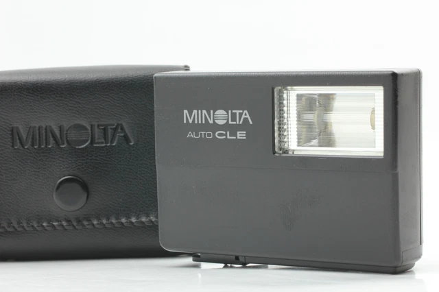 【 NEAR MINT++ w/ Case 】 Minolta CLE Auto Electro Flash TTL Strobe CLE From JAPAN