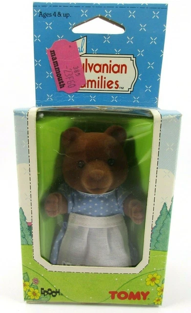 VINTAGE ORIGINAL SYLVANIAN Families Ours Brown Bear Birch Timbertop Tomy 1985 EUR 39,99 - FR