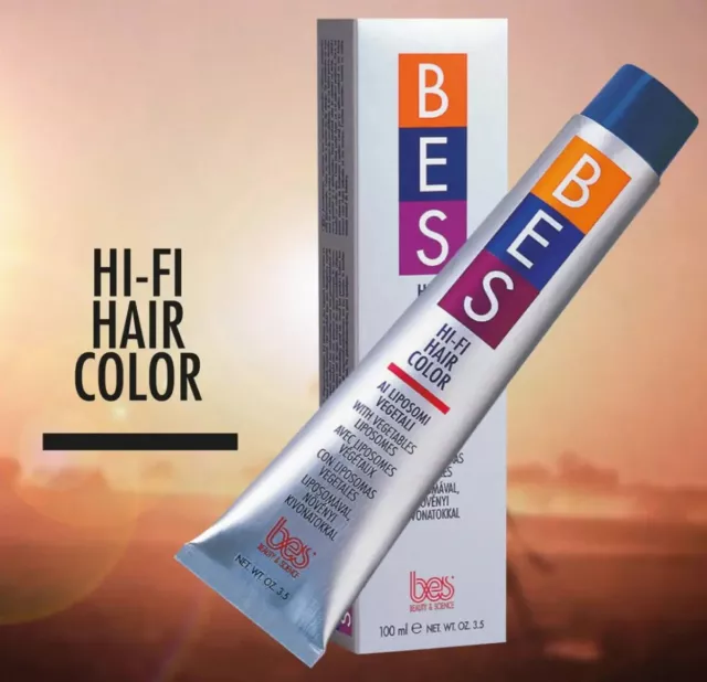 Blow Out Sale Bes Hi-Fi Hair Color 5.56 Light Mahogany Red Brown