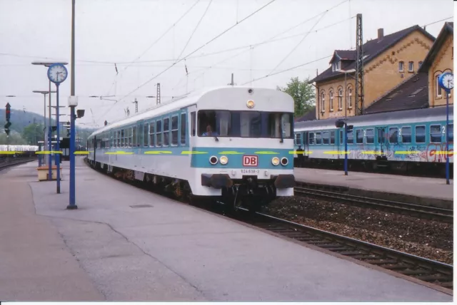 Farb-Foto DB Dieseltriebzug 624 638 Brackwede 1994