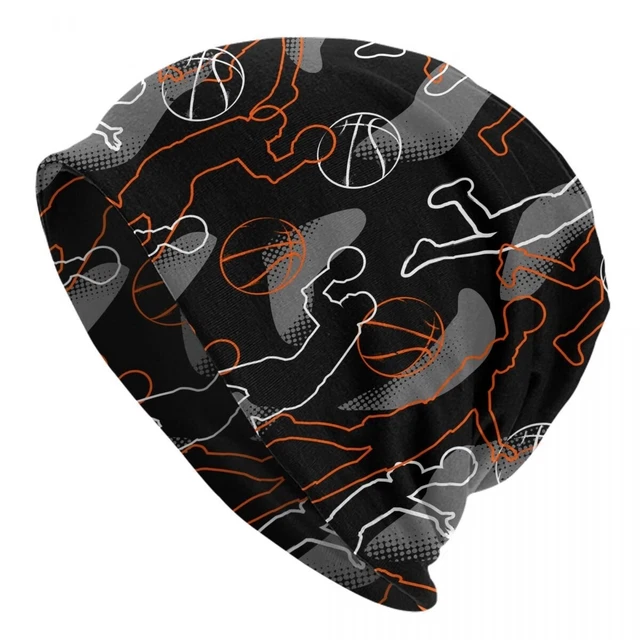 Basketball Player Bonnet Hats Skullies Beanies Basket Balls Thermal Elastic Caps