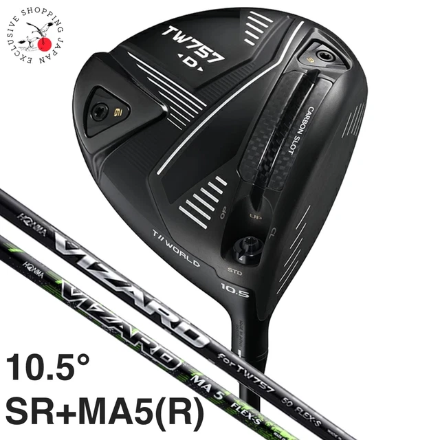HONMA T//WORLD TW757 Type-S Driver 10.5 VIZARD SR-Flex +Extra MP6