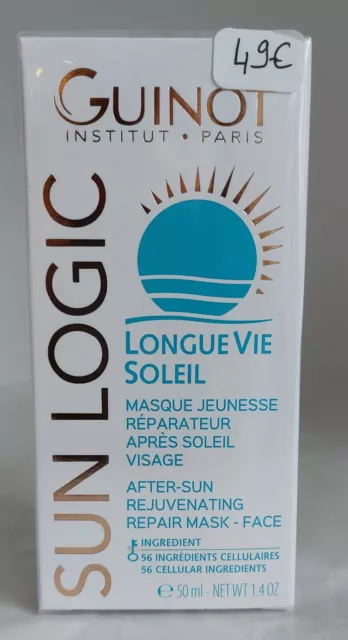 GUINOT Masque Jeunesse Réparateur Après-soleil Visage - DLUO inconnue