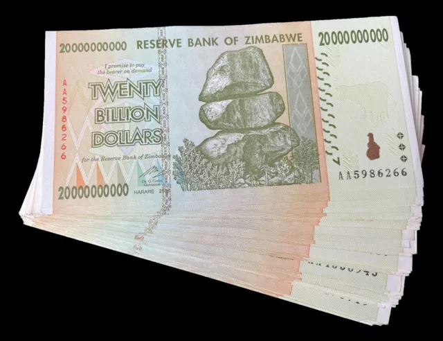 Zimbabwe - 20 Billion Dollars 2008 - Pick 86