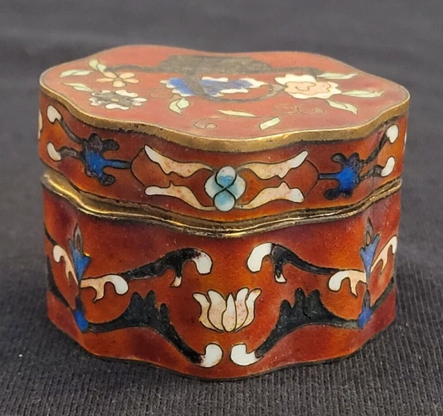 Lot de 2 pièces ronds de serviette laiton émaillé Kalamkari - Maison Lilo