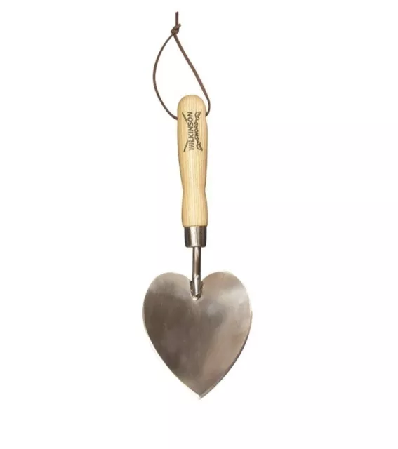 Wilkinson Sword Stainless Steel Heart Shaped Trowel