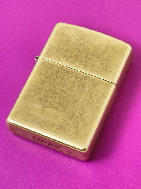 ZIPPO Lighter Brass C-06 2006  Bradford Pa. Made in USA Vintage
