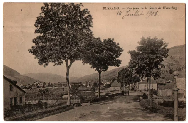 CPA 88 - BUSSANG (Vosges) - Vue prise de la Route de Wesserling